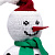Елочная игрушка «Снеговик» - миниатюра - рис 5.