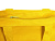 Сумка на молнии Zipper из хлопка 280 г c карманом на молнии спереди, желтый - миниатюра - рис 7.