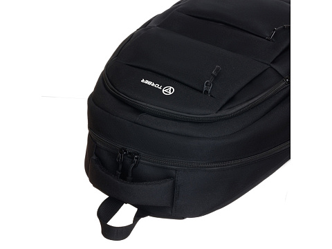 Рюкзак TORBER CLASS X, черный, полиэстер 900D, 45 x 30 x 18 см + Мешок для сменной обуви в подарок! - рис 11.