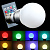 RGB лампочка с пультом управления (16 цветов) - миниатюра