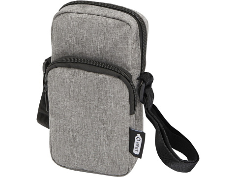 Сумка для телефона Ross из переработанного материала, серый яркий