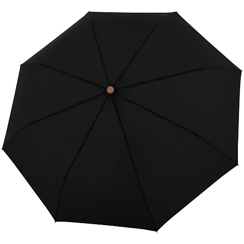 Зонт складной Nature Magic, черный - рис 2.