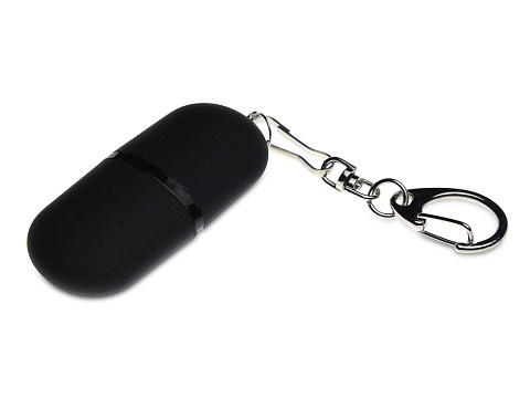 Флешка Goutte Soft-touch на 32 Гб, черный