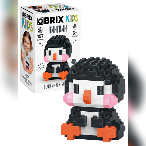 Конструктор KIDS серия "Мини-блоки" Пингвин