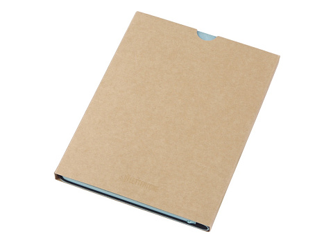 Блокнот А5 Notepeno Max, 96 листов 80 гр/м2 белой FSC бумаги, цвет морской волны - рис 8.