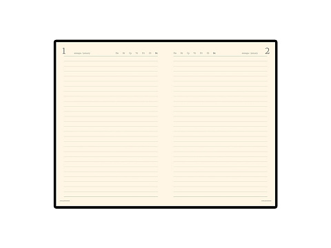 Ежедневник полудатированный портфолио А5  PROFY синий - рис 2.