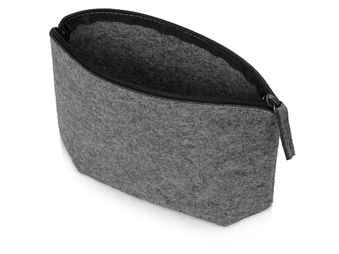 Органайзер для электроники и проводов Felt из RPET-фетра, серый - рис 3.