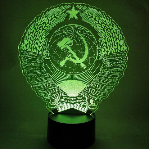 Светильник герб СССР - рис 3.
