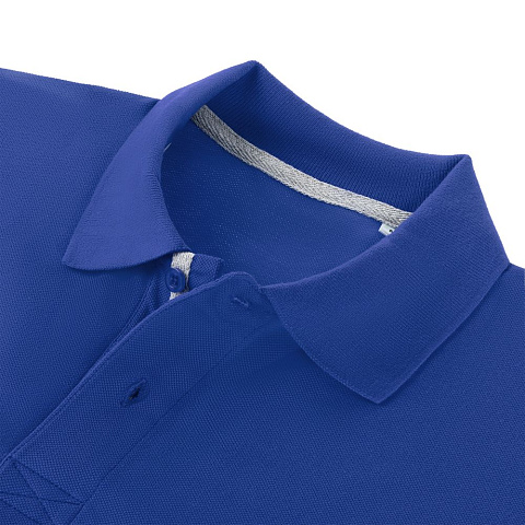 Рубашка поло мужская Virma Premium, ярко-синяя (royal) - рис 4.