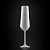 Набор бокалов для шампанского из белого стекла (4 шт) - миниатюра - рис 4.