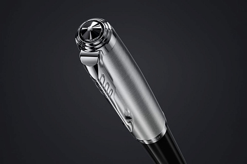 Ручка шариковая Parker 51 Black CT, черная - рис 3.