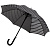 Зонт трость черный в горошек - миниатюра