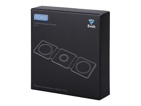 Беспроводное зарядное устройство 3-в-1 Road, 15 Вт, белый - рис 13.