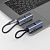 USB-хаб 3 в 1 USB-C - USB-A3.0 + USB-C PD100Вт + HDMI, серый, Deppa - миниатюра - рис 4.