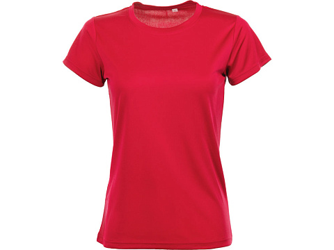 Футболка спортивная Verona женская, красный - рис 3.