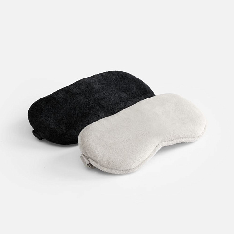 Двухстороняя маска для сна Veluto, черная - рис 6.