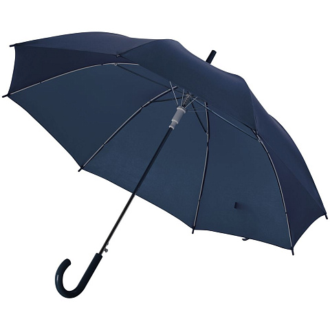 Зонт-трость Promo, темно-синий - рис 2.