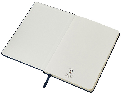 Бизнес-блокнот С3 софт-тач с магнитом, твердая обложка, 96 листов, темно-синий - рис 5.