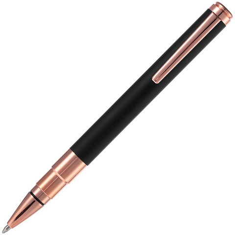 Ручка шариковая Kugel Rosegold, черная - рис 4.