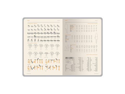 Ежедневник А5 датированный Boston 2026, красный с серым обрезом - рис 8.