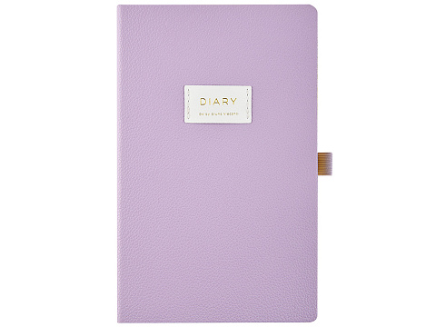 Ежедневник недатированный А5 Zefir с нашивкой, сиреневый - рис 2.