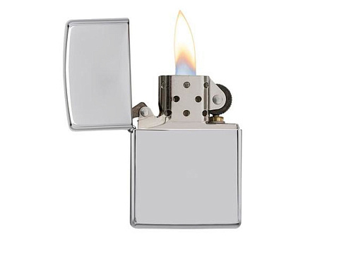 Зажигалка ZIPPO Armor™ c покрытием High Polish Chrome, латунь/сталь, серебристая, 38x13x57 мм - рис 3.