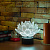 3D светильник Цветок лотоса - миниатюра - рис 7.