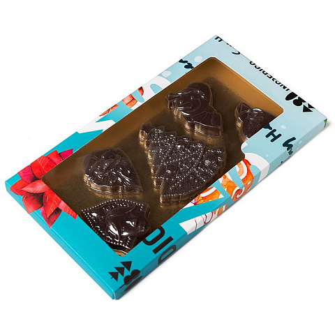 Набор фигурного шоколада Choco New Year на заказ - рис 3.