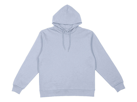 Толстовка с капюшоном оверсайз Lisbon унисекс, небесно-голубой - рис 17.