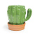Кружка с блюдцем Cactus - миниатюра