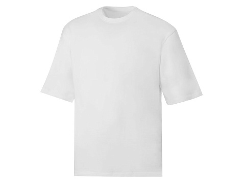 Футболка Berlin к/р оверсайз, 100% хлопок, 180гр, белый - рис 7.