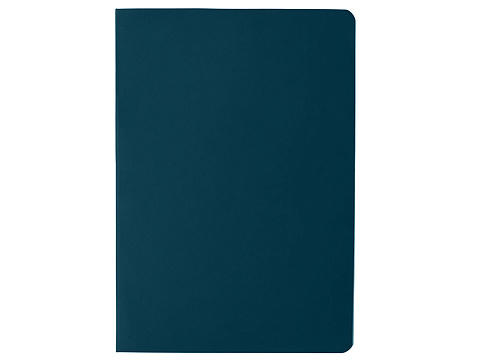 Блокнот в гибкой обложке A5 Виспи 2.0 в клетку, темно-синий - рис 2.