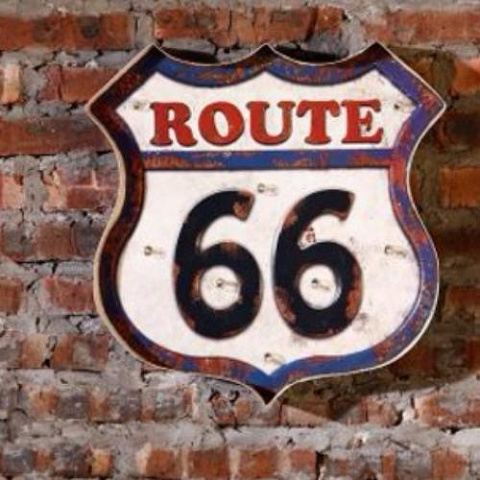 Светящаяся вывеска "Route 66" - рис 4.