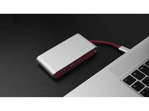 Хаб USB Rombica Type-C Hermes Red (Р) - рис 12.