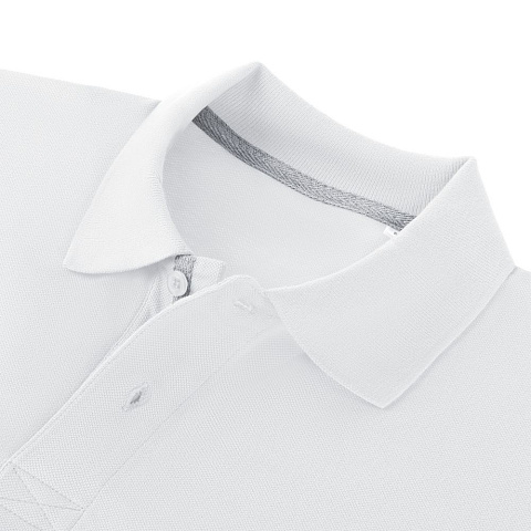 Рубашка поло мужская Virma Premium, белая - рис 4.