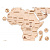 Деревянная карта мира (размер ХХL) - миниатюра - рис 4.