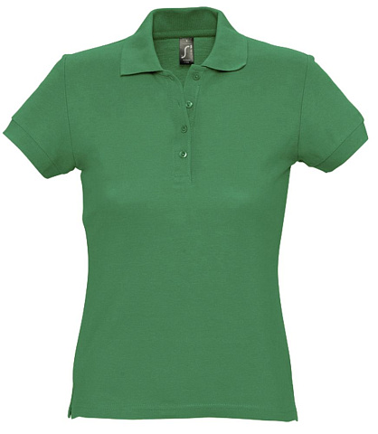 Рубашка поло женская Passion 170, ярко-зеленая - рис 2.