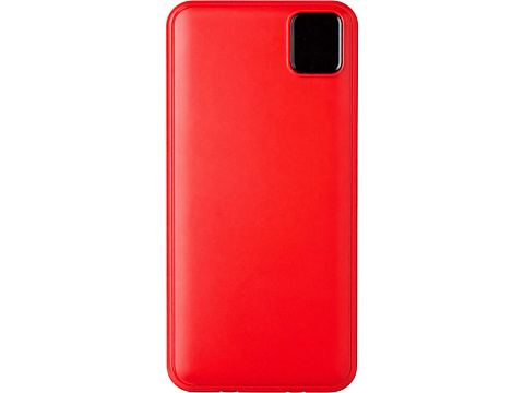 Внешний аккумулятор со встроенными кабелями Фрэйм Про, быстрая зарядка, 20000мач, красный - рис 3.