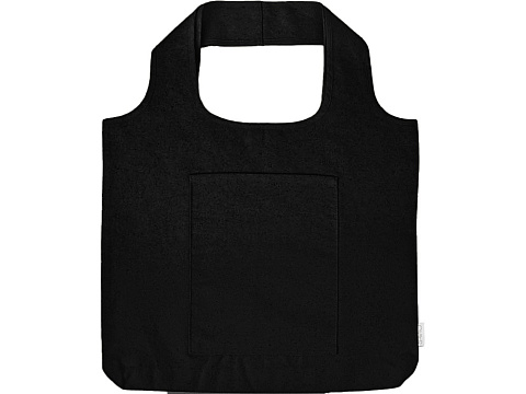 Сумка-шоппер Vest из хлопка 340 г/м2, черный - рис 3.