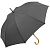 Зонт-трость OkoBrella, серый - миниатюра - рис 2.
