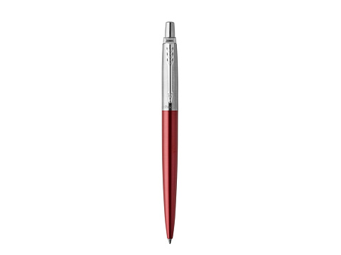 Шариковая ручка Parker Jotter Essential, Kensington Red CT, стержень: M, цвет чернил : blue или blac - рис 2.