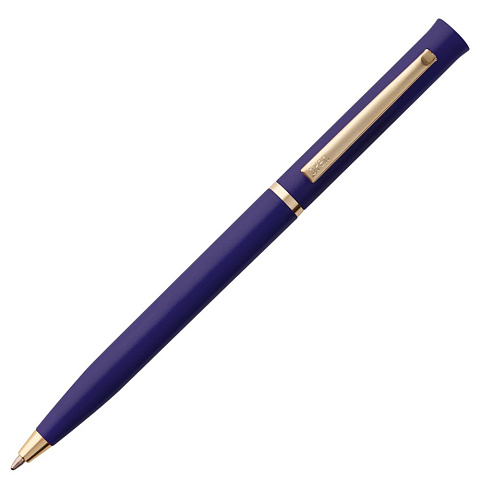 Ручка шариковая Euro Gold, синяя - рис 4.