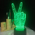 3D лампа "Peace" - миниатюра - рис 3.