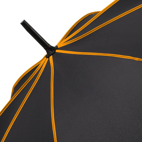 Зонт-трость Seam, оранжевый - рис 3.