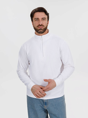 Свитшот на молнии Morfiss, белый - рис 7.