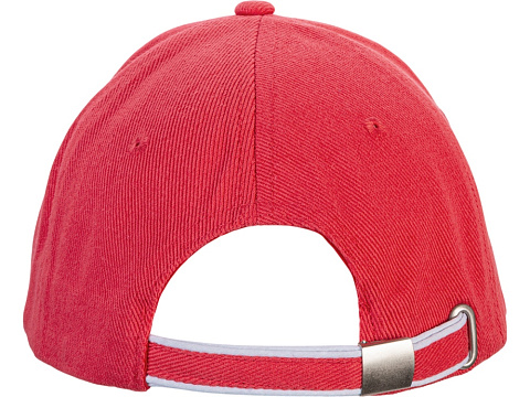 Бейсболка Cancun, красный/белый - рис 4.