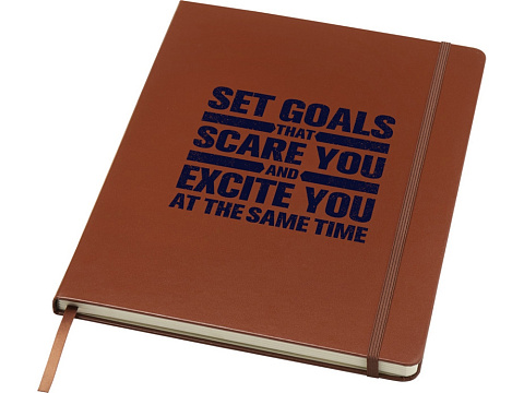 Классический деловой блокнот А4, коричневый - рис 5.