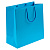 Пакет бумажный Porta L, голубой - миниатюра