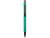 Ручка металлическая soft touch шариковая Tender, бирюзовый - миниатюра - рис 2.