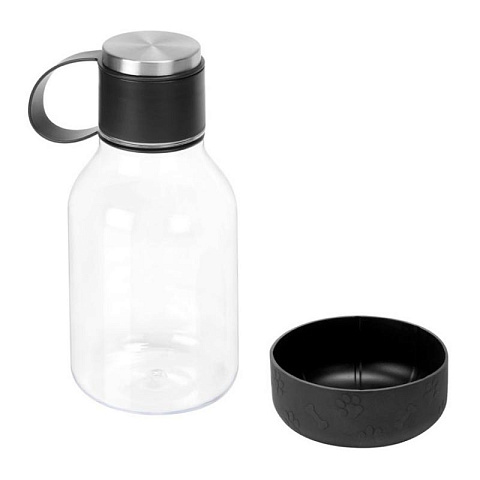 Бутылка для воды 2-в-1 с отдельной емкостью для питомца - рис 6.